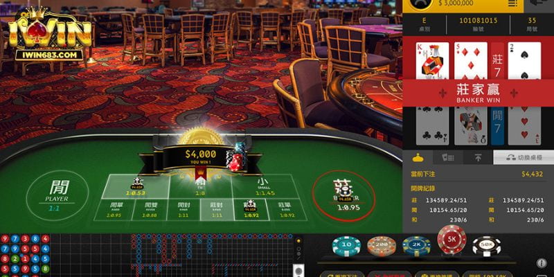 IWIN CLUB Live Casino – Trải nghiệm sòng bài trên điện thoại