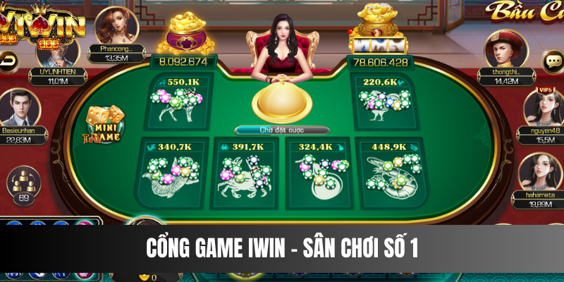 IWIN - Sân chơi cá cược đổi thưởng thú vị hàng đầu Châu Á Cổng game IWIN - sân chơi số 1