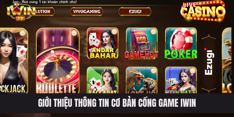 Nhà Cái IWIN – Dẫn Đầu Thị Trường Với Sản Phẩm Chất Lượng Giới thiệu thông tin cơ bản cổng game IWIN